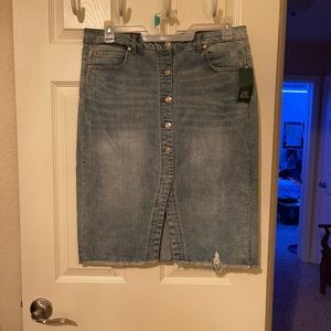 Wild fable jean skirt